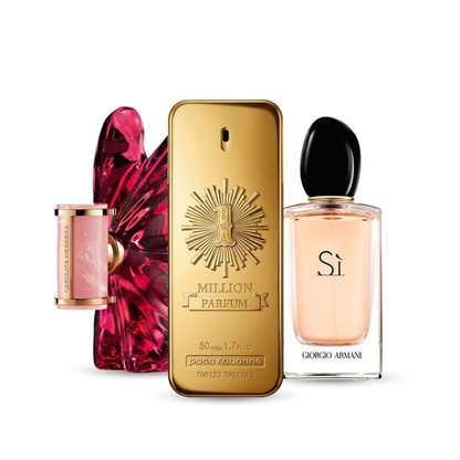 Sada 3 parfémů | Sospiro La Bomba, Armani Sì, Paco Rabanne 1 Million 100 ml